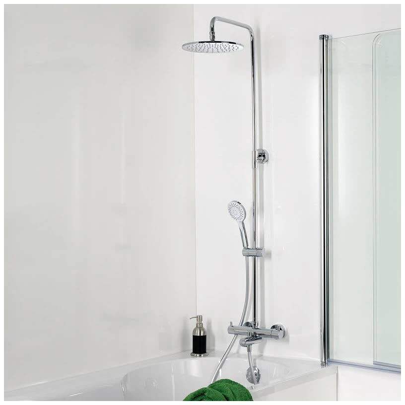 HSK Shower-Set Modell RS 200 Thermostat Für Badewanne, Kopfbrause Flach, Rund 30 Cm 3 HSK Shower-Set Modell RS 200 Thermostat Für Badewanne, Kopfbrause Flach, Rund 30 Cm