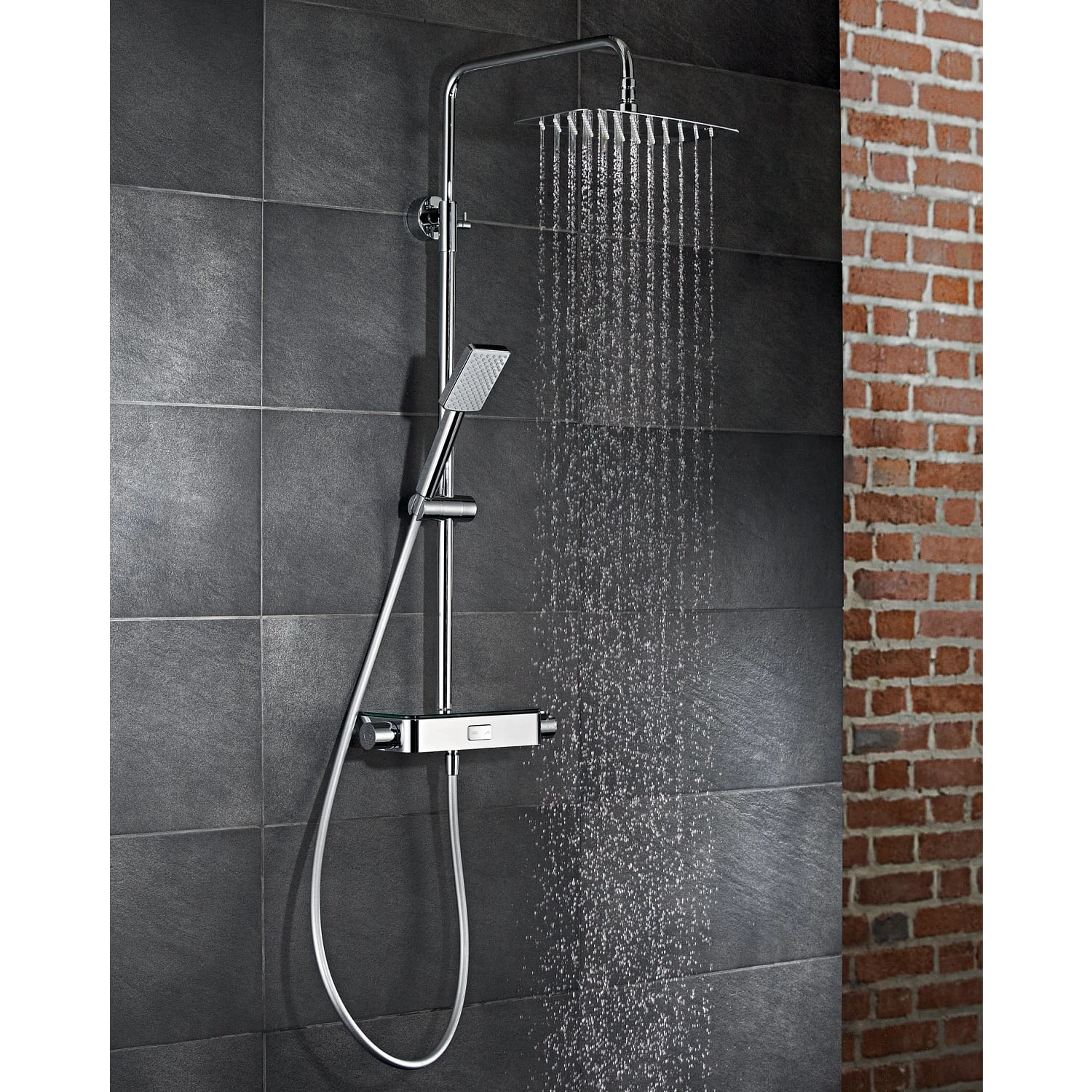 HSK RS Softcube Shower-Set AquaSwitch Mit Thermostat Und Kopfbrause 30 X 20 Cm 4 HSK RS Softcube Shower-Set AquaSwitch Mit Thermostat Und Kopfbrause 30 X 20 Cm – Bild 2