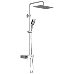 HSK RS Softcube Shower-Set AquaSwitch Mit Einhebelmischer Und Kopfbrause 40 X 25 Cm