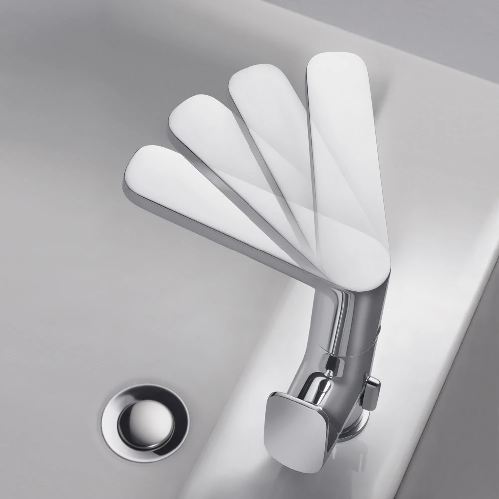 Ideal Standard Tonic II Waschtischarmatur Mit Hohem Auslauf, Mit Ablaufgarnitur 4 Ideal Standard Tonic II Waschtischarmatur Mit Hohem Auslauf, Mit Ablaufgarnitur – Bild 2