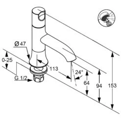 Kludi BOZZ Standventil DN 15 5 Kludi BOZZ Standventil DN 15 -Megabad Verkäufe hersteller kludi o cean waschtisch 505038