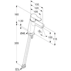 Kludi PURE&EASY Waschtisch-Einhandmischer 100 -Megabad Verkäufe hersteller kludi pure easy waschtisch einhandmischer 1668033