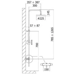 Kronenbach Duschsystem Aufputz Mit Thermostat Und Kopfbrause Ø 22,5 Cm, Rund 7 Kronenbach Duschsystem Aufputz Mit Thermostat Und Kopfbrause Ø 22,5 Cm, Rund -Megabad Verkäufe hersteller kronenbach duschsaeulen duschsystem 2 rund 1353764
