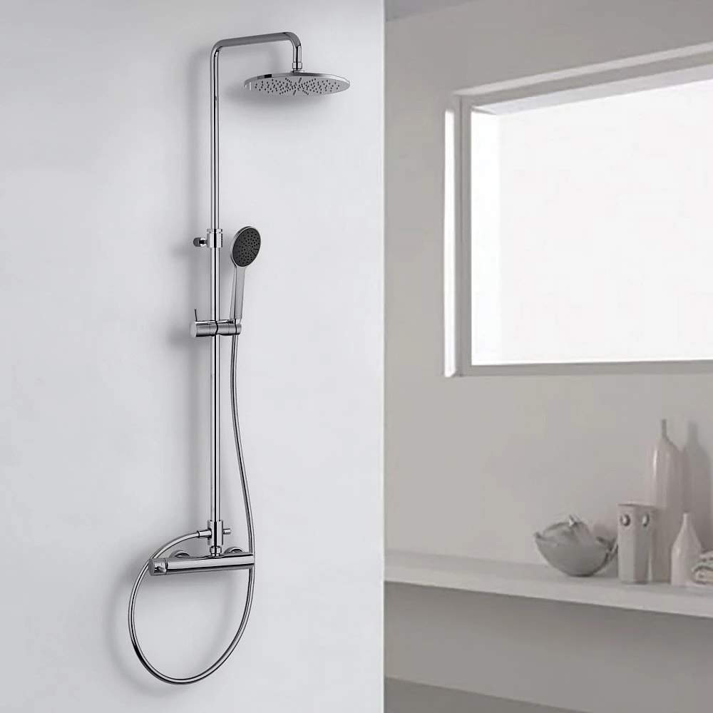 Kronenbach Duschsystem 2.0 Rund Mit Einhebelmischer Und Kopfbrause 22,5 Cm 3 Kronenbach Duschsystem 2.0 Rund Mit Einhebelmischer Und Kopfbrause 22,5 Cm