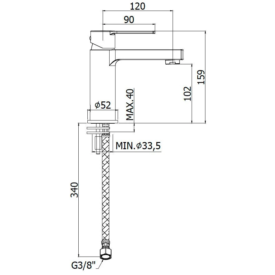 Kronenbach Neura 2.0 Waschtisch-Einhebelmischer Water-Save Ohne Ablaufgarnitur 6 Kronenbach Neura 2.0 Waschtisch-Einhebelmischer Water-Save Ohne Ablaufgarnitur – Bild 4