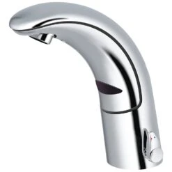 KWC TRONIC Automatik-Waschtischarmatur Niederdruck Batteriebetrieb, Ohne Ablaufgarnitur