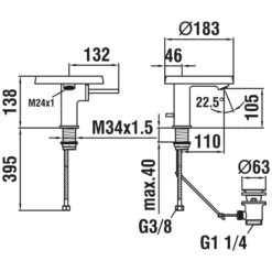 LAUFEN Kartell Einhebel-Waschtischmischer Mit Deko-Disc Und Ablaufventil -Megabad Verkäufe hersteller laufen kartell armatur waschtisch einhebelmischer 1409556