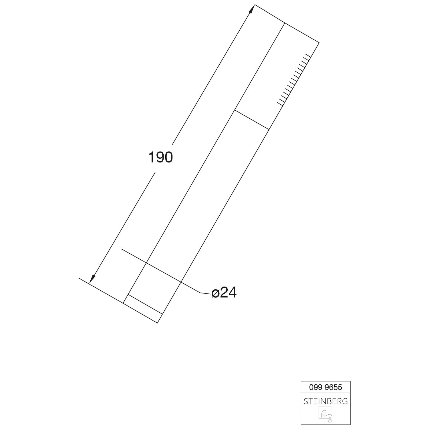 Steinberg Metall-Stabhandbrause 5 Steinberg Metall-Stabhandbrause – Bild 3