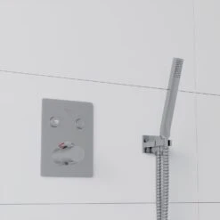 Steinberg Sensual Rain Pushtronic Set 3 Eckig, Thermostat, 2 Verbraucher, Mit Regenbrause 18 X 30 Cm -Megabad Verkäufe hersteller steinberg sensual rain duschsysteme pushtronic 3548840