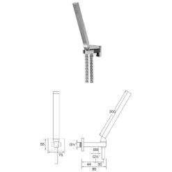 Steinberg Sensual Rain Pushtronic Set 3 Eckig, Thermostat, 2 Verbraucher, Mit Regenbrause 18 X 30 Cm -Megabad Verkäufe hersteller steinberg sensual rain duschsysteme pushtronic 3572420