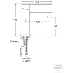 Steinberg Serie 160 Waschtisch-Einhebelmischbatterie Ohne Ablaufgarnitur -Megabad Verkäufe hersteller steinberg serie 160 waschtisch einhebelmischbatterie 3648197