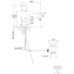 Steinberg Serie 170 Waschtisch-Einhebelmischer Mit Ablaufgarnitur -Megabad Verkäufe hersteller steinberg serie 170 waschtisch einhebelmischer 3009800
