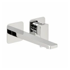 Herzbach CEO Waschtisch-Wandbatterie Unterputz Farbset Mit 2 Blenden 21 Cm