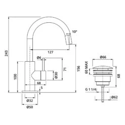 Herzbach DEEP IX Waschtischmischer Slim M-Size Griff Seitlich Mit PUSH-Ablaufventil 9 Herzbach DEEP IX Waschtischmischer Slim M-Size Griff Seitlich Mit PUSH-Ablaufventil -Megabad Verkäufe herzbach deep ix waschtisch waschtischmischer slim 13943251