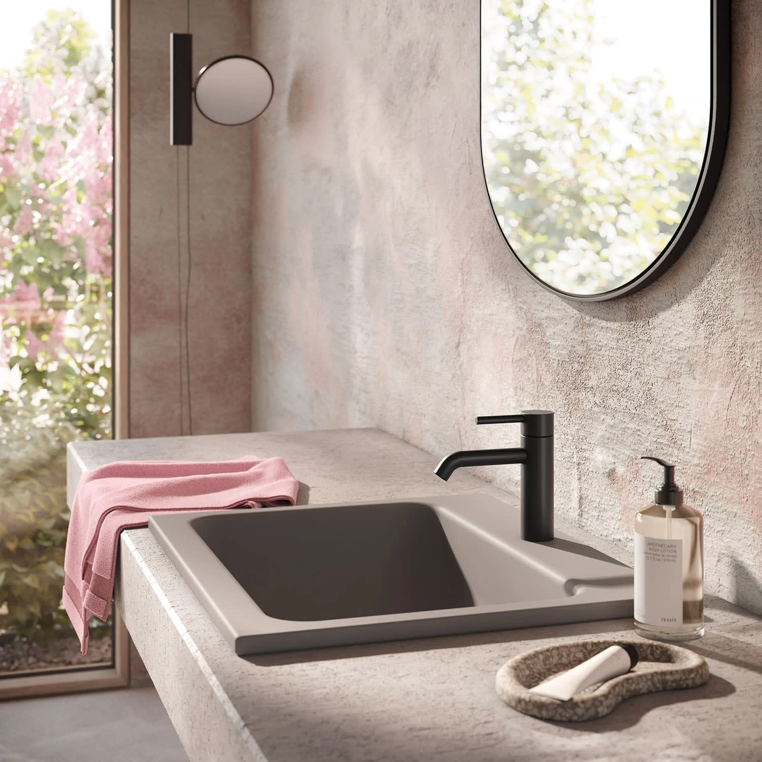 Herzbach DEEP BLACK Waschtischmischer M-Size 13 Cm Mit PUSH-Ablaufventil 4 Herzbach DEEP BLACK Waschtischmischer M-Size 13 Cm Mit PUSH-Ablaufventil – Bild 2