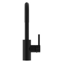 Herzbach DEEP BLACK Waschtischmischer L-Size Griff Seitlich Ohne Ablaufgarnitur -Megabad Verkäufe herzbach deep waschtisch black waschtischmischer size 13942758