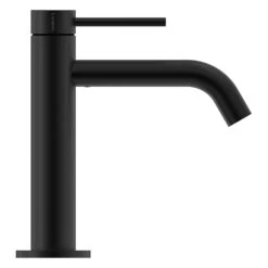 Herzbach DEEP BLACK Waschtischmischer Slim S-Size Mit PUSH-Ablaufventil -Megabad Verkäufe herzbach deep waschtisch black waschtischmischer slim 13942649