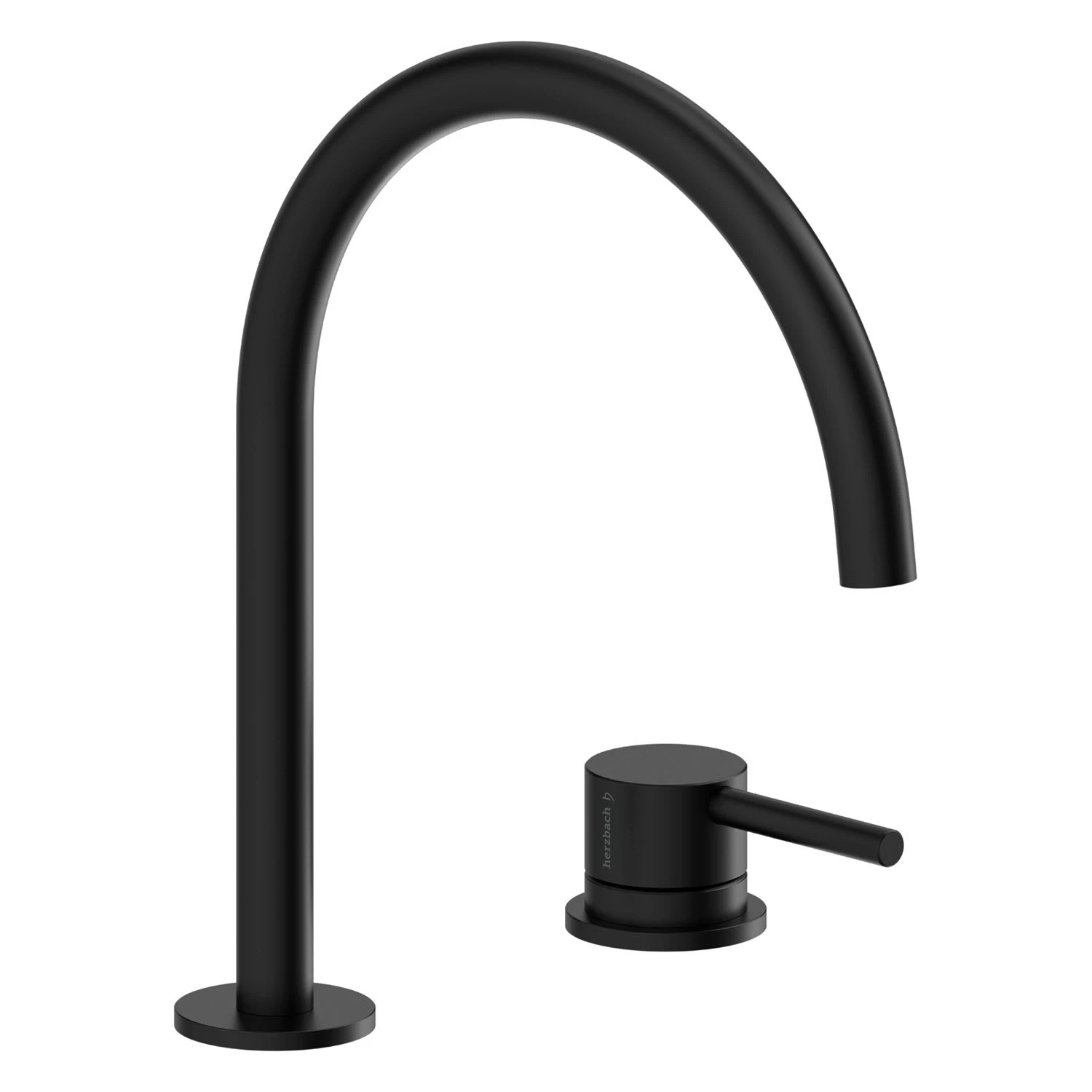 Herzbach DEEP BLACK Zweiloch-Armatur 22 Cm Ohne Ablaufgarnitur 3 Herzbach DEEP BLACK Zweiloch-Armatur 22 Cm Ohne Ablaufgarnitur