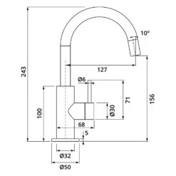 Herzbach DEEP Waschtischmischer Slim M-Size Griff Seitlich Ohne Ablaufgarnitur 9 Herzbach DEEP Waschtischmischer Slim M-Size Griff Seitlich Ohne Ablaufgarnitur -Megabad Verkäufe herzbach deep waschtisch waschtischmischer slim size 13942215