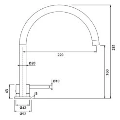 Herzbach DEEP Zweiloch-Armatur 22 Cm Ohne Ablaufgarnitur -Megabad Verkäufe herzbach deep waschtisch zweiloch armatur 220mm 13942186