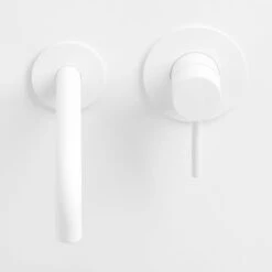 Herzbach DEEP WHITE Waschtisch-Unterputzbatterie Farbset, Ausladung 21 Cm -Megabad Verkäufe herzbach deep white waschtisch unterputzbatterie auslauf 9087326