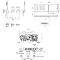 Herzbach MODUL7 BLACK Duschsystem T-MU2 Mit Thermostat Und Regenbrause Eckig 9 Herzbach MODUL7 BLACK Duschsystem T-MU2 Mit Thermostat Und Regenbrause Eckig -Megabad Verkäufe herzbach modul7 duschsysteme black mu2 mit 13150209