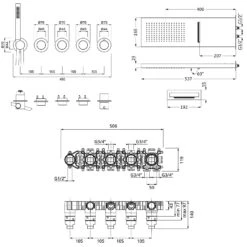 Herzbach MODUL7 BLACK Duschsystem P-MU2 Mit PUSH Thermostat Und Regenbrause Eckig 7 Herzbach MODUL7 BLACK Duschsystem P-MU2 Mit PUSH Thermostat Und Regenbrause Eckig -Megabad Verkäufe herzbach modul7 duschsysteme black p mu2 13150212
