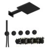 Herzbach MODUL7 BLACK Duschsystem P-TF2 Mit PUSH Thermostat Und Regenbrause TWIN FLOW -Megabad Verkäufe herzbach modul7 duschsysteme black p tf2 13149511