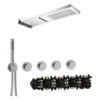 Herzbach MODUL7 IX Duschsystem P-MU2 Mit PUSH Thermostat Und Regenbrause Eckig -Megabad Verkäufe herzbach modul7 duschsysteme ix p mu2 13149504