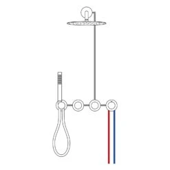 Herzbach MODUL7 IX Duschsystem P-RB250 Mit PUSH Thermostat Und Kopfbrause Rund 7 Herzbach MODUL7 IX Duschsystem P-RB250 Mit PUSH Thermostat Und Kopfbrause Rund -Megabad Verkäufe herzbach modul7 duschsysteme ix p rb250 13150154
