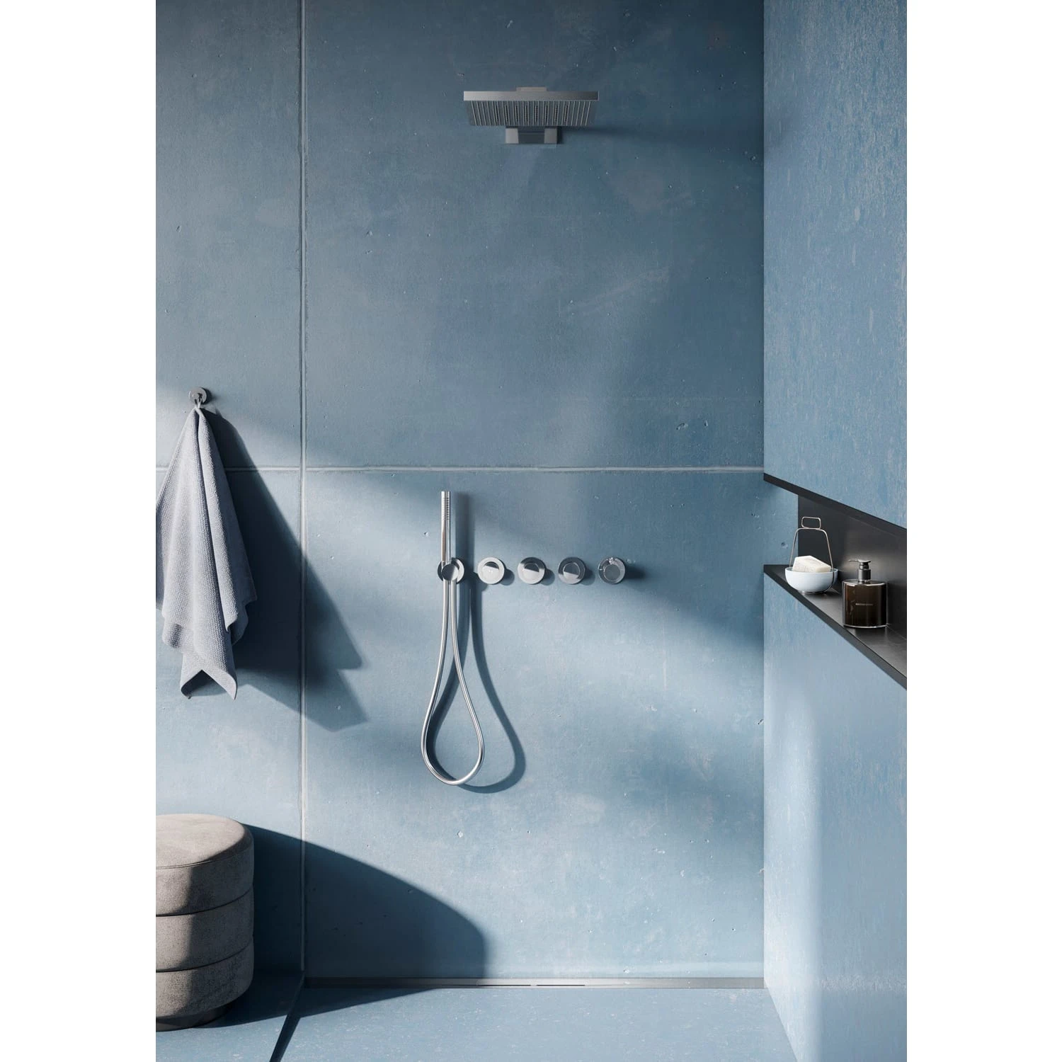 Herzbach MODUL7 Duschsystem P-TF2 Mit PUSH Thermostat Und Regenbrause TWIN FLOW 5 Herzbach MODUL7 Duschsystem P-TF2 Mit PUSH Thermostat Und Regenbrause TWIN FLOW – Bild 3