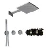 Herzbach MODUL7 Duschsystem T-TF2 Mit Thermostat Und Regenbrause TWIN FLOW -Megabad Verkäufe herzbach modul7 duschsysteme tf2 mit thermostat 13149506