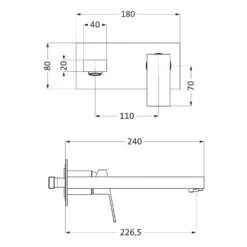 Herzbach NEO CASTELL Waschtisch-Unterputzbatterie Farbset Mit 1 Blende Auslauf 24 Cm -Megabad Verkäufe herzbach neo castell waschtisch unterputzbatterie auslauf 6979250