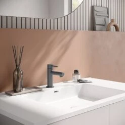 Herzbach SIRO GREY Waschtisch-Einlochbatterie S-Size -Megabad Verkäufe herzbach siro grey waschtisch einlochbatterie size 12538942