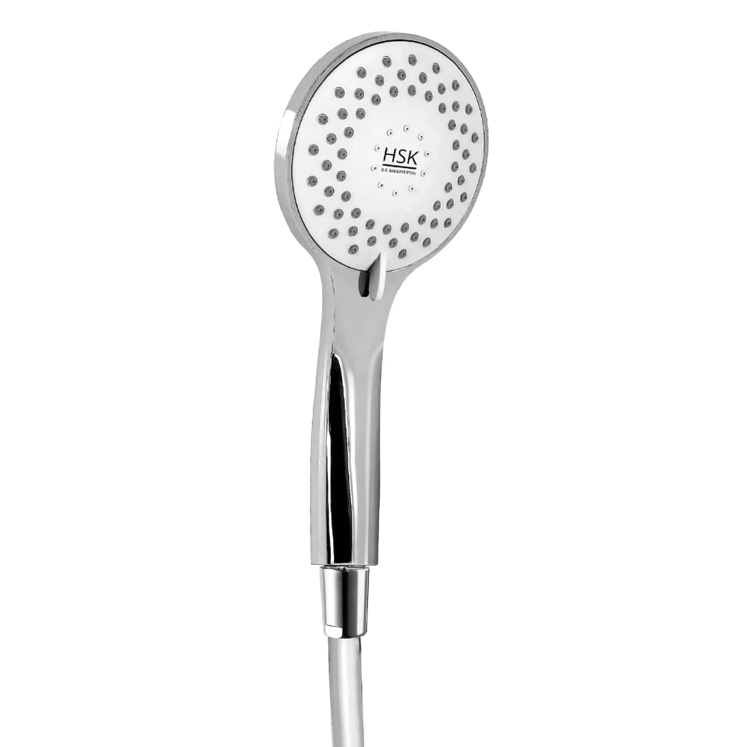 HSK Design-Handbrause Rund, Mit 3 Strahlarten, Inkl. Brauseschlauch 3 HSK Design-Handbrause Rund, Mit 3 Strahlarten, Inkl. Brauseschlauch