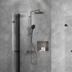 HSK RS Slim Thermostat Mit Shower-Set 11 HSK RS Slim Thermostat Mit Shower-Set -Megabad Verkäufe hsk duschsysteme shower set mit brausestange 13137338