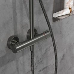 HSK RS Slim Thermostat Mit Shower-Set 13 HSK RS Slim Thermostat Mit Shower-Set -Megabad Verkäufe hsk duschsysteme shower set mit brausestange 13137493