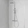 HSK Shower-Set Modell RS 200 Mix, Kopfbrause Flach, Rund 25 Cm -Megabad Verkäufe hsk spiegelschraenke duschpaneele shower set modell 2947669