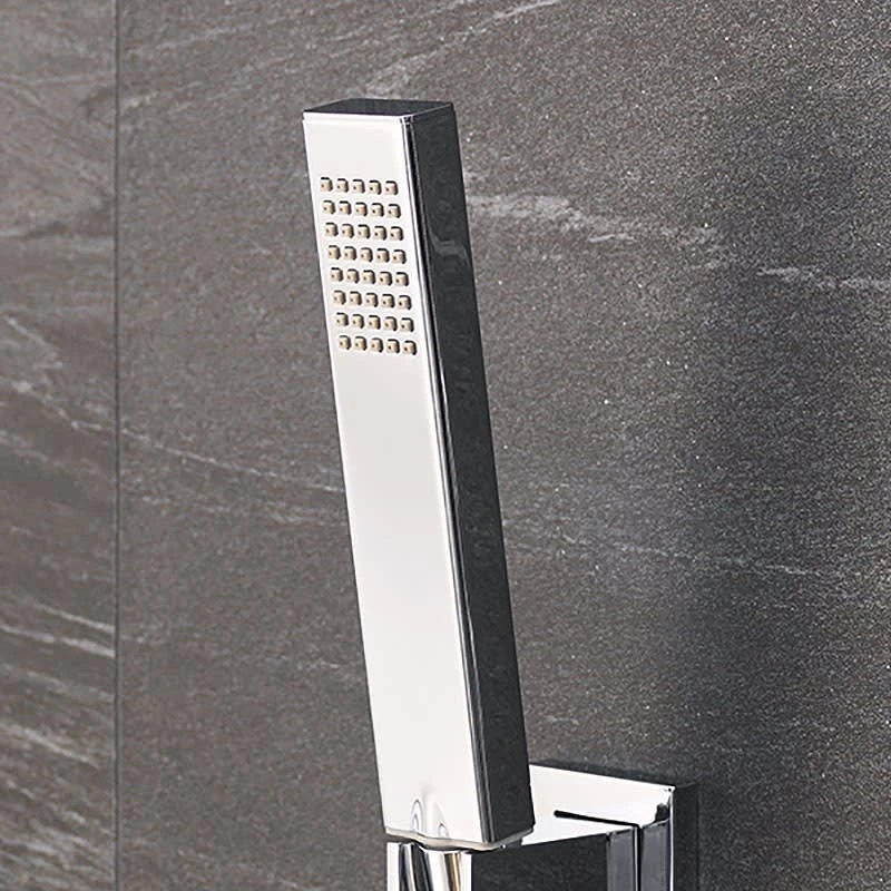 HSK Design-Handbrause Eckig Mit Brauseschlauch 4 HSK Design-Handbrause Eckig Mit Brauseschlauch – Bild 2