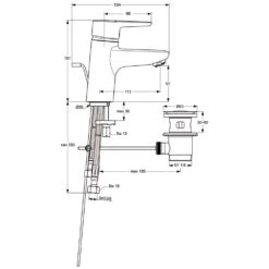 Ideal Standard Connect Blue Waschtischarmatur, Niederdruck 7 Ideal Standard Connect Blue Waschtischarmatur, Niederdruck -Megabad Verkäufe ideal standard b9919 armatur connect blue 1072830