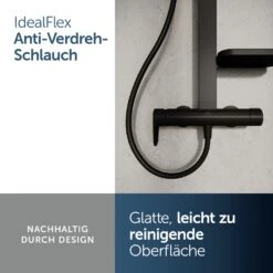 Ideal Standard Alu+ Duschsystem Mit Ceraflow Brausearmatur, 2 Ablagen, 2-Funktions-Handbrause Und 2-Funktions-Kopfbrause -Megabad Verkäufe ideal standard badarmaturen alu duschsysteme mit 13955771