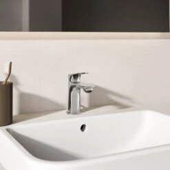 Ideal Standard Ceralife O Waschtischarmatur H75 Zugstangen-Ablaufgarnitur -Megabad Verkäufe ideal standard badarmaturen ceralife waschtisch o 13966489