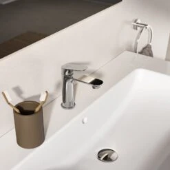 Ideal Standard Ceralife O Waschtischarmatur H100 BlueStart Push-Open Ventil -Megabad Verkäufe ideal standard badarmaturen ceralife waschtisch o 13966502