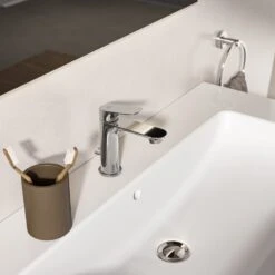 Ideal Standard Ceralife O Waschtischarmatur H100 Zugstangen-Ablaufgarnitur -Megabad Verkäufe ideal standard badarmaturen ceralife waschtisch o 13966526