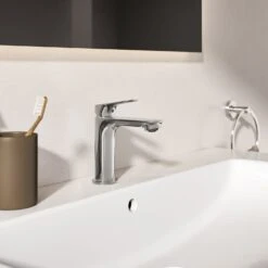 Ideal Standard Ceralife O Waschtischarmatur H100 BlueStart Push-Open Ventil -Megabad Verkäufe ideal standard badarmaturen ceralife waschtisch o 13966538