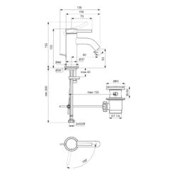 Ideal Standard Ceraline Nuovo Waschtischarmatur BlueStart Ausladung 9 Cm Mit Zugstangen-Ablaufgarnitur 9 Ideal Standard Ceraline Nuovo Waschtischarmatur BlueStart Ausladung 9 Cm Mit Zugstangen-Ablaufgarnitur -Megabad Verkäufe ideal standard badarmaturen ceraline nuovo waschtisch 13477621