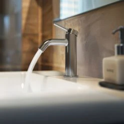 Ideal Standard Ceraline Nuovo Waschtischarmatur BlueStart Ausladung 10,5 Cm Mit Push-Open-Ventil -Megabad Verkäufe ideal standard badarmaturen ceraline nuovo waschtisch 13477734