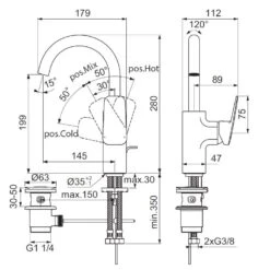 Ideal Standard Ceraplan Waschtischarmatur Hoher Auslauf H200 Ohne Ablaufgarnitur -Megabad Verkäufe ideal standard badarmaturen ceraplan waschtisch waschtischarmatur 5982478
