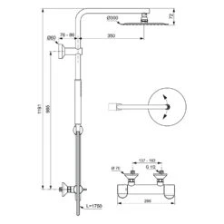 Ideal Standard Ceraplus Safe Duschsystem -Megabad Verkäufe ideal standard badarmaturen ceraplus thermostatarmaturen dusche 13477019