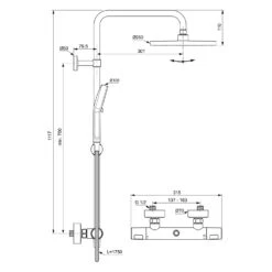 Ideal Standard Ceratherm T25 Duschsystem, Mit Aufputz Wannen-/Brause-Thermostat 12 Ideal Standard Ceratherm T25 Duschsystem, Mit Aufputz Wannen-/Brause-Thermostat -Megabad Verkäufe ideal standard badarmaturen ceratherm dusche t25 13967121
